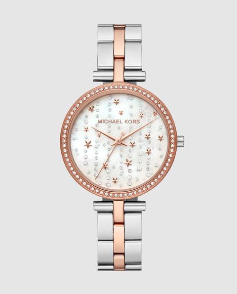 Michael Kors - Reloj De Mujer Maci Mk4452 De Acero Bicolor