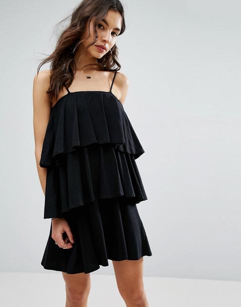 Vestido Playero De Tirantes A Capas De Asos
