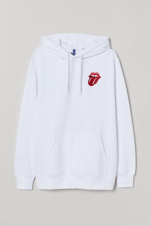 Sudadera Con Capucha - Blanco