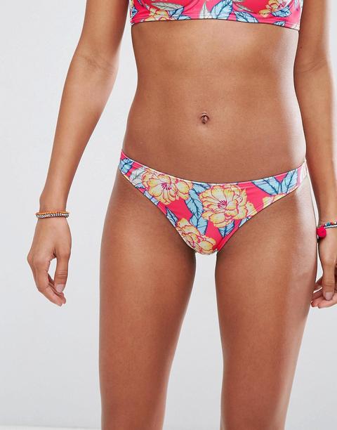 Braguitas De Bikini Con Estampado Floral Carnival Mix And Match De Asos Design