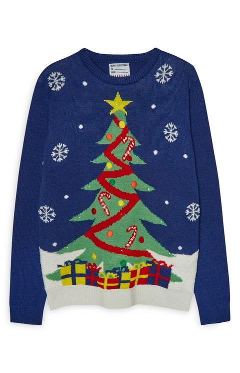 Light Up Christmas Tree Jumper