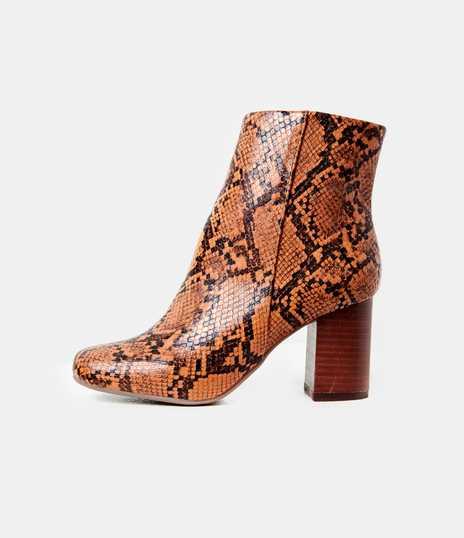 bottines python camaieu