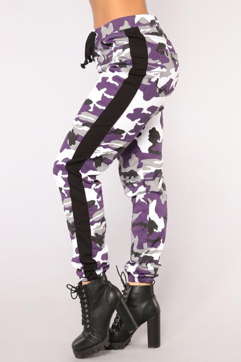 Cadet Kasey Cargo Joggers - Purple