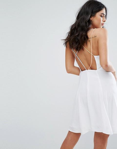 Vestido Con Espalda Cruzada Odette De Little White Lies