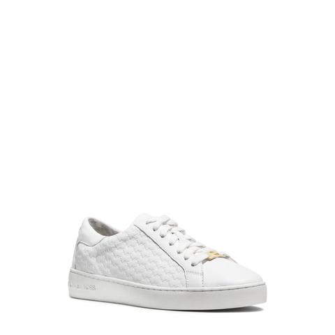 Mkzapatilla Colby De Piel En Relieve Con Logotipo - Blanco Intenso(blanco) - Michael Kors