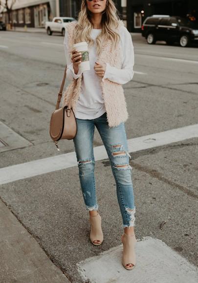 Pantalones Cortos Mono Sin Botones Beige