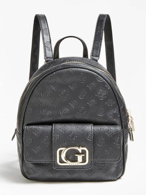 emilia embossed logo mini backpack