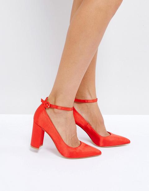 Zapatos De Salón Con Tacón Cuadrado Rue De Raid