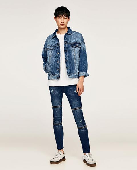 Cazadora Denim Oversize