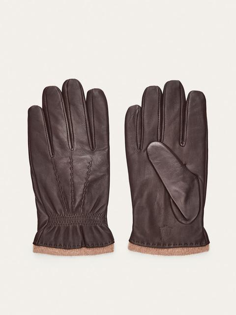 Guantes Napa Detalle Contraste