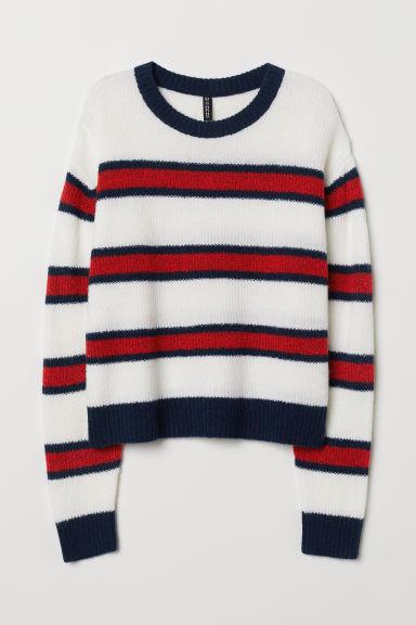 H & M - Knitted Jumper - White