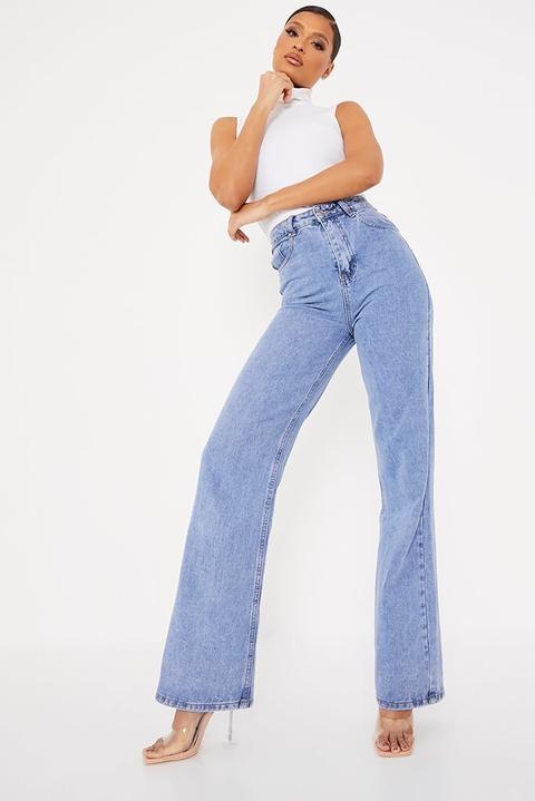 I saw it first mid wash baggy 90s jeans Clearance