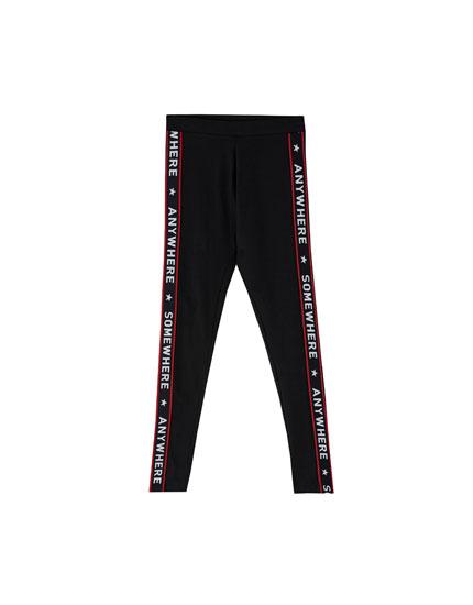 Legging Básico Banda Lateral