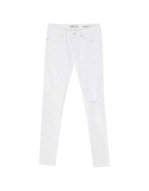 Jeans Super Skinny Blancos