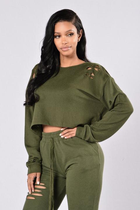 Savage Mode Top - Olive