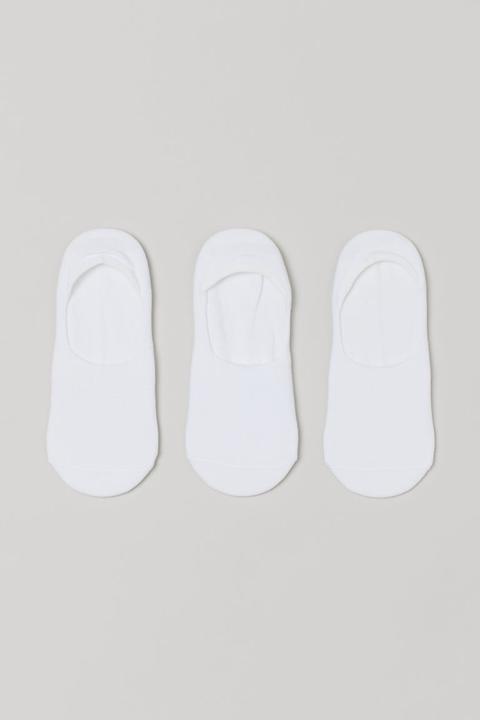 Pack 3 Calcetines Invisibles - Blanco