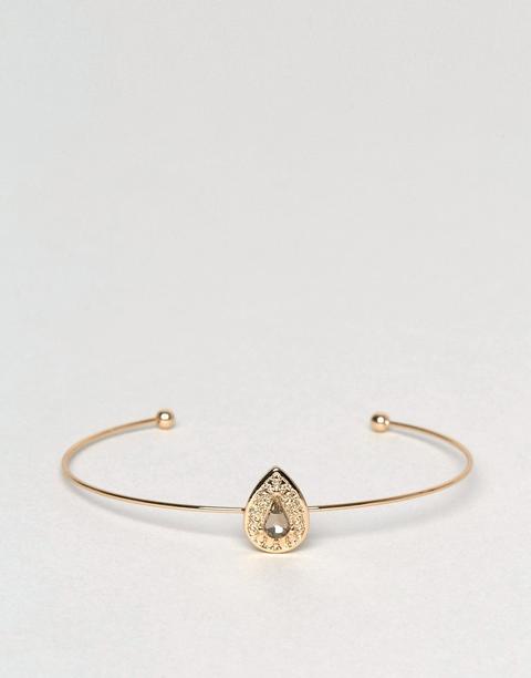 Asos Fine Filigree Stone Bracelet