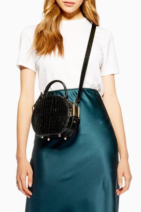Womens Blair Circle Cross Body Bag - Black, Black
