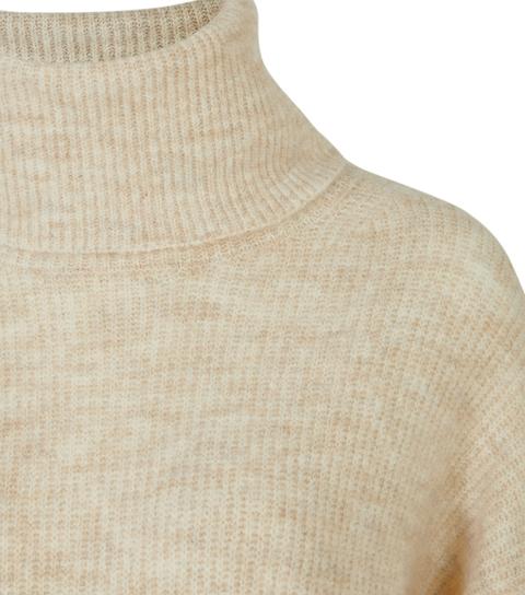 Cream Slouchy Roll Neck Jumper New Look