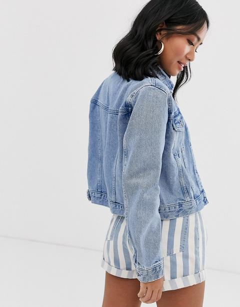 Asos Design Petite Denim Shrunken 