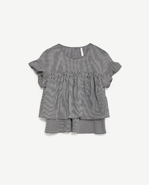 Top Babydoll Quadri