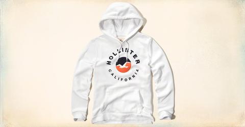 Sudadera Con Capucha Estampada Con Gráfico Del Logo