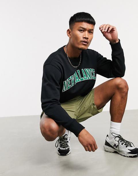 New Balance Athletics Varsity Sweatshirt In Black