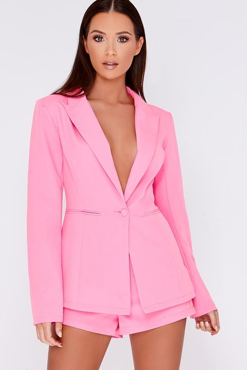 Pink Blazers - Nitika Pink Tailored Blazer