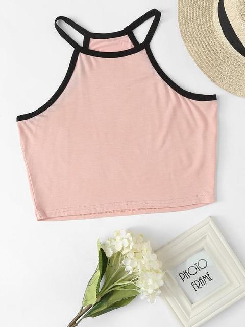 Crop Racer Cami Top