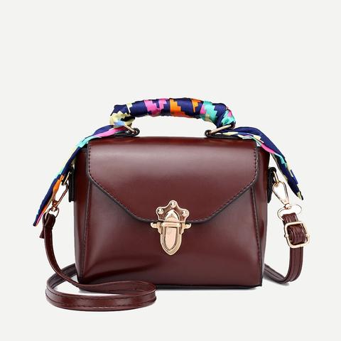 Bolsa De Hombro Con Cerradura Con Pañuelo