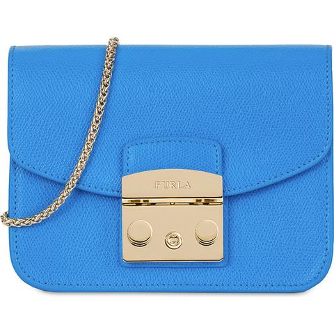 Furla Metropolis Mini Borsa A Bandoliera Celeste C