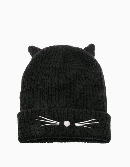 Cappello Orecchie Gatto Nero