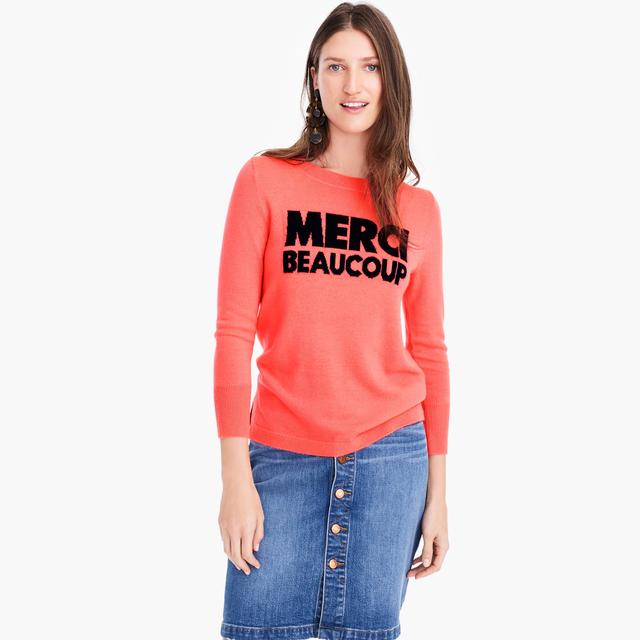 J crew merci deals beaucoup sweater