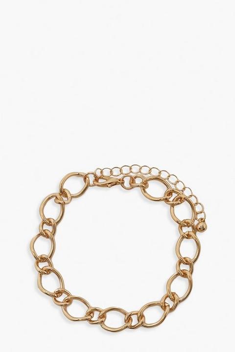 Womens Mix Link Chain Braclet - Gold - One Size, Gold