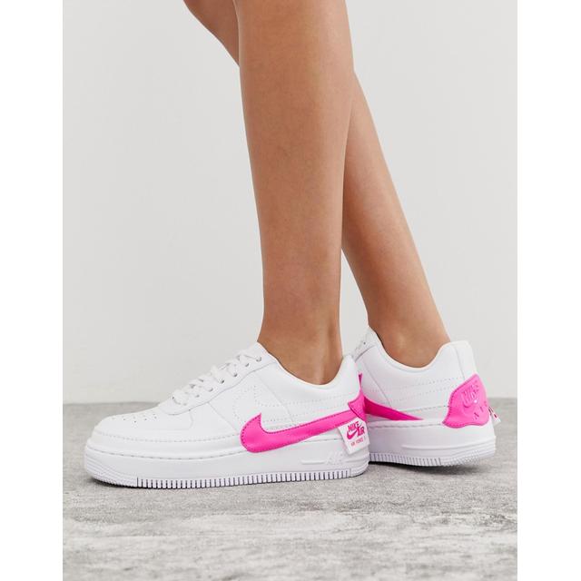 nike air blanche et rose