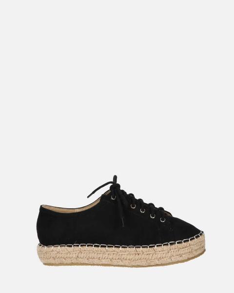 Sabella - Zapatos Con Suela Tipo Alpargata Negra