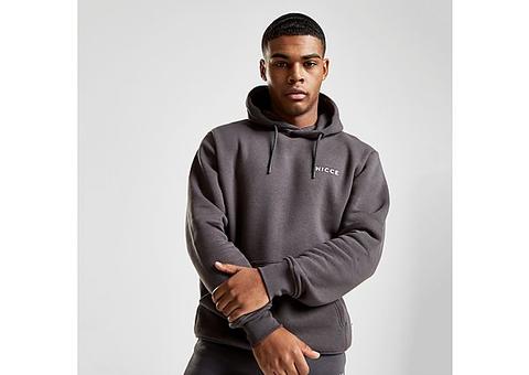 Nicce Original Logo Overhead Hoodie - Grey - Mens