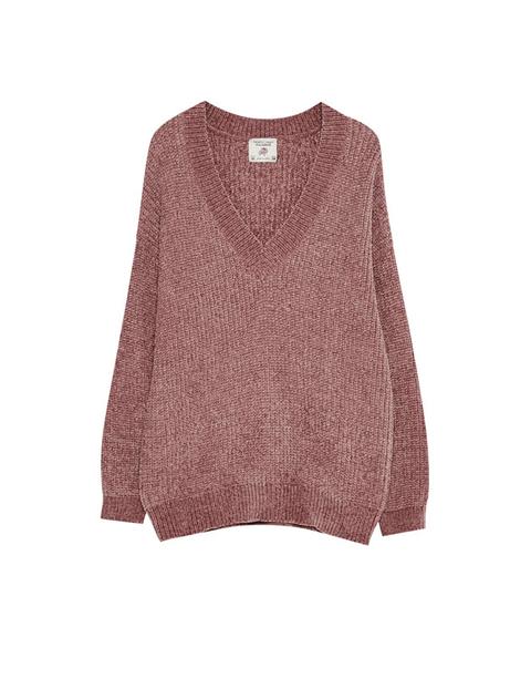 Pullover Ciniglia Scollo A V