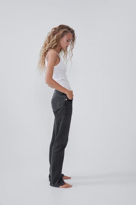 Slim-fit-jeans Mit Hohem Bund