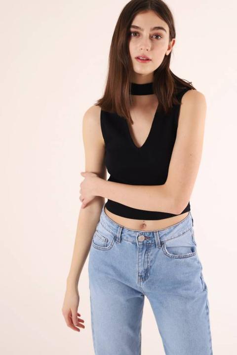 Top Costina Con Choker