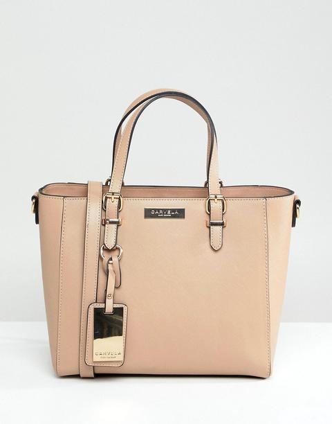 Carvela Studded Soft Tote Bag - Beige