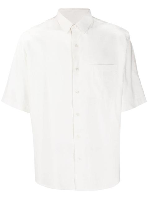 Ami Paris Camisa De Manga Corta - Blanco