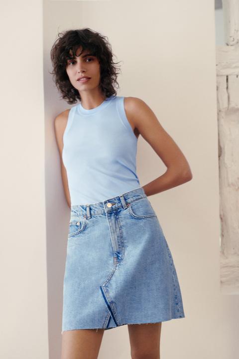 Falda Mini Denim