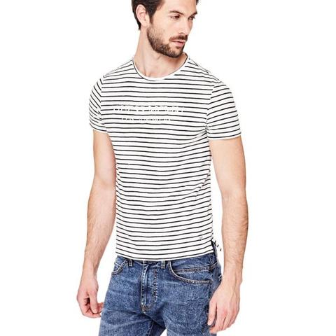 Stripe Motif T-shirt