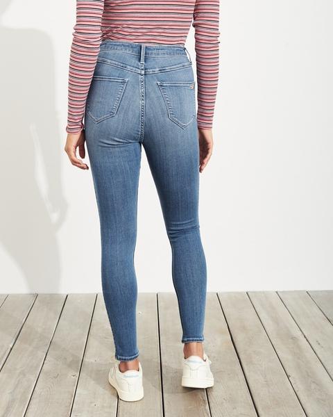 high rise jeans leggings hollister