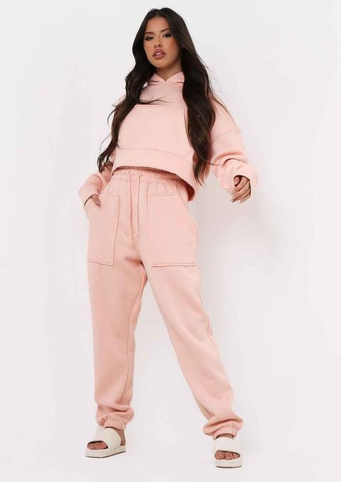 Romy Peach Pocket Front Oversized Joggers