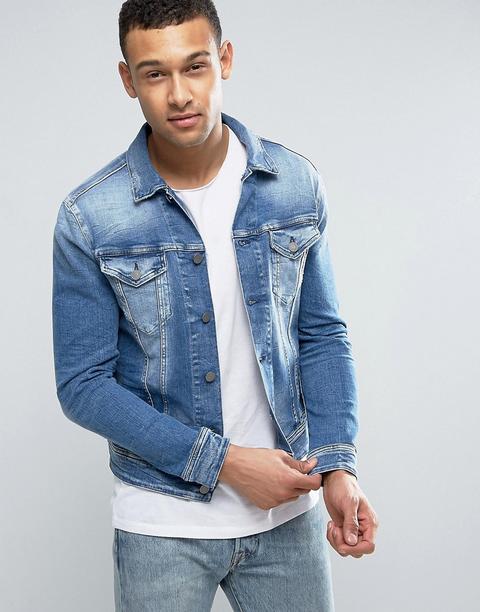 Replay - Giacca Trucker Di Jeans - Blu from ASOS on 21 Buttons