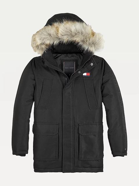 Parka Th Tech Con Pelo Sintético