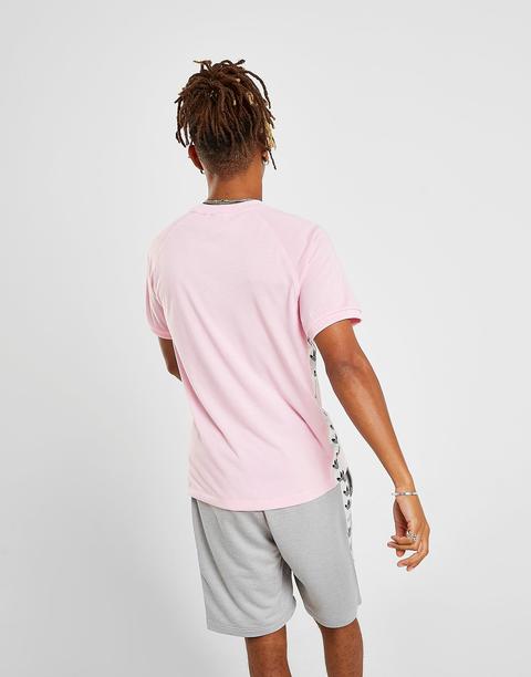 adidas tape tee pink