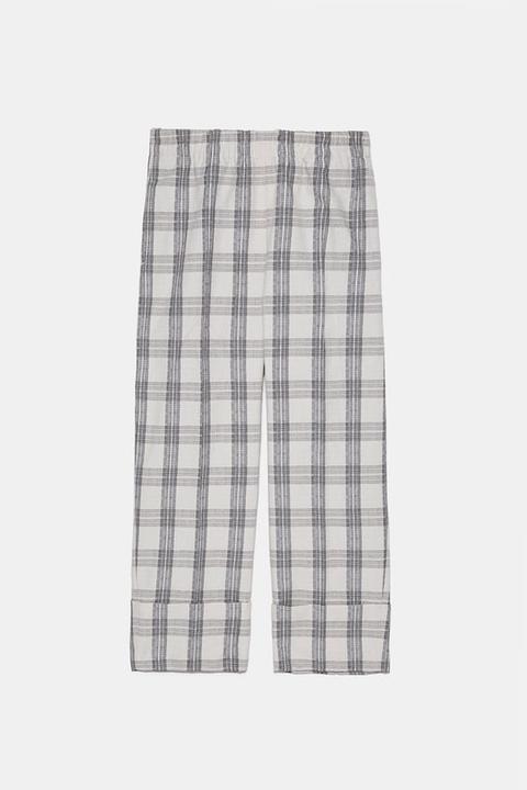 Pantalon Rustique À Carreaux